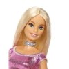 Lalka BARBIE Urodzinowa w brokatowej sukience z prezentem Mattel GDJ36